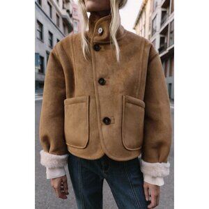 ZARA REVERSIBLE DOUBLE-FACED JACKET